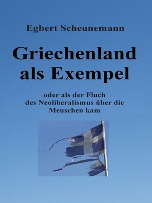 cover image of Griechenland als Exempel